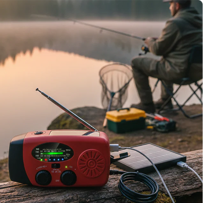 GoldenBrands™ Solar Emergency Power Radio