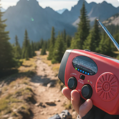 GoldenBrands™ Solar Emergency Power Radio