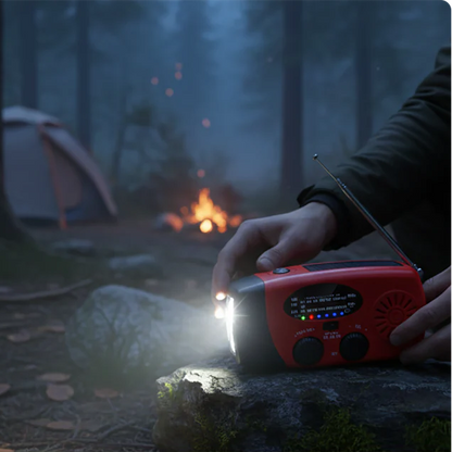 GoldenBrands™ Solar Emergency Power Radio